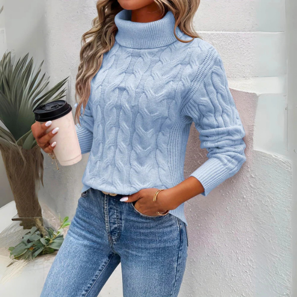 Bequemer Rollkragenpullover