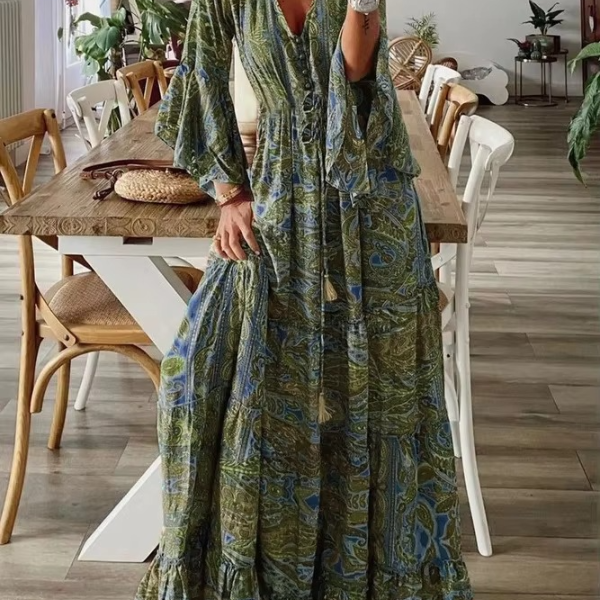 Vintage Bohemian Kleid