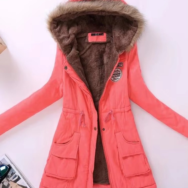 Herbst-/Winterjacke mit Kapuze