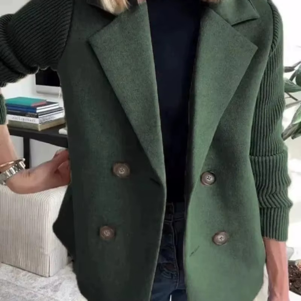 Blazer mit Strickärmeln