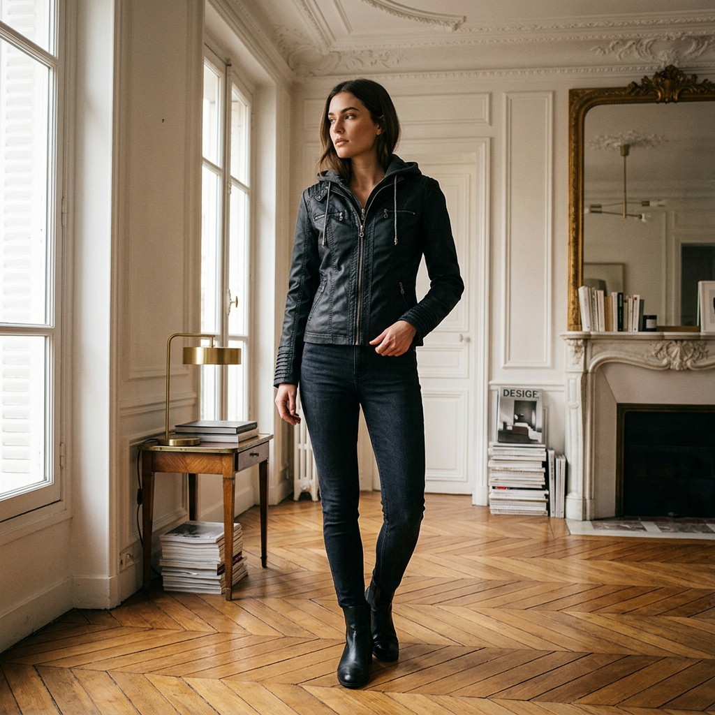 Elegante, stilvolle Jacke