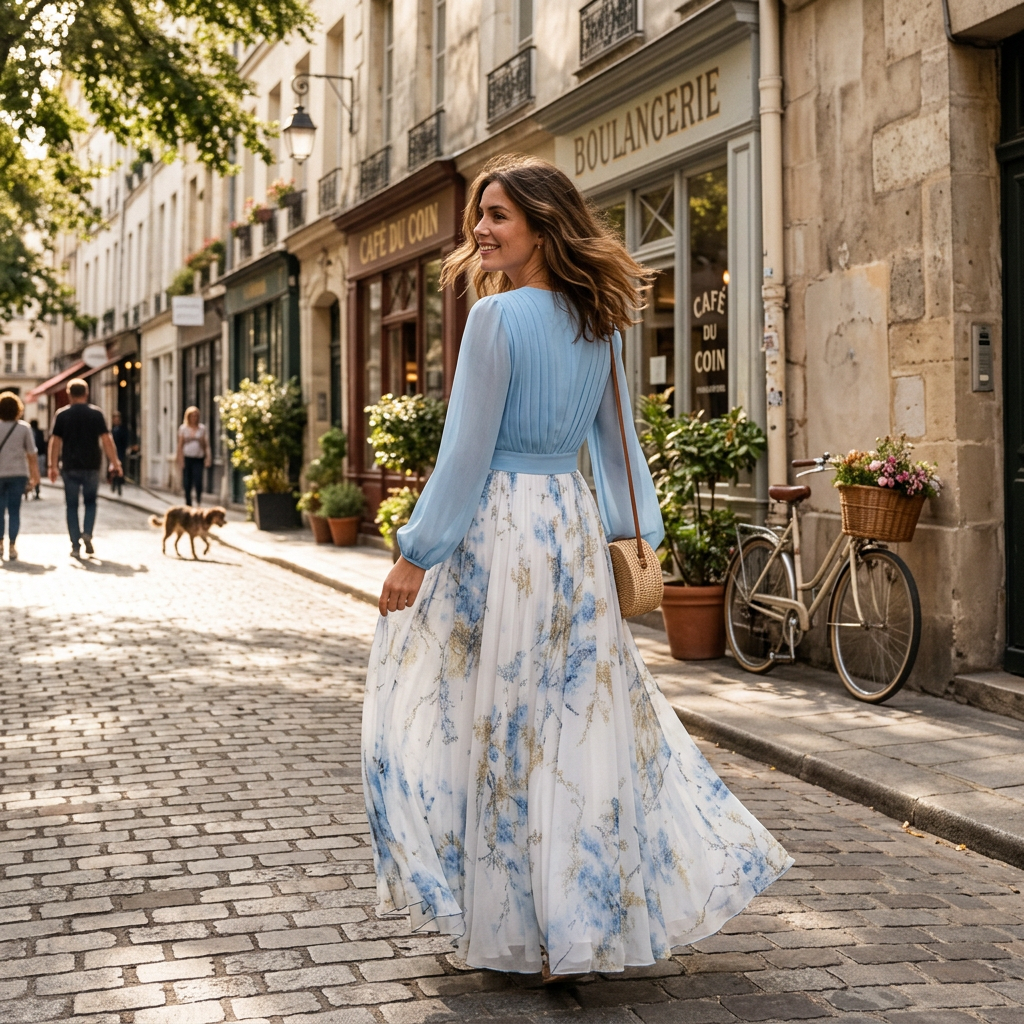 Floral Maxikleid