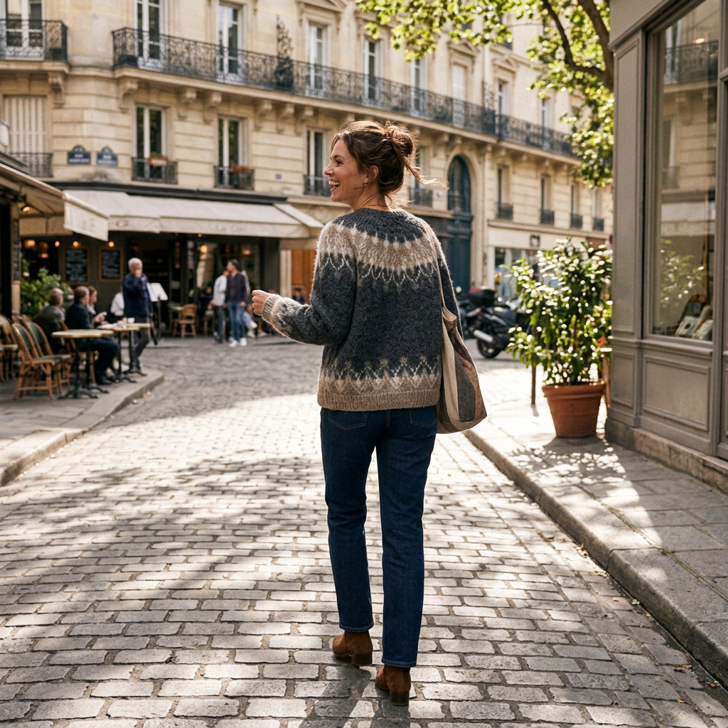 Kuscheliger Mohairpullover