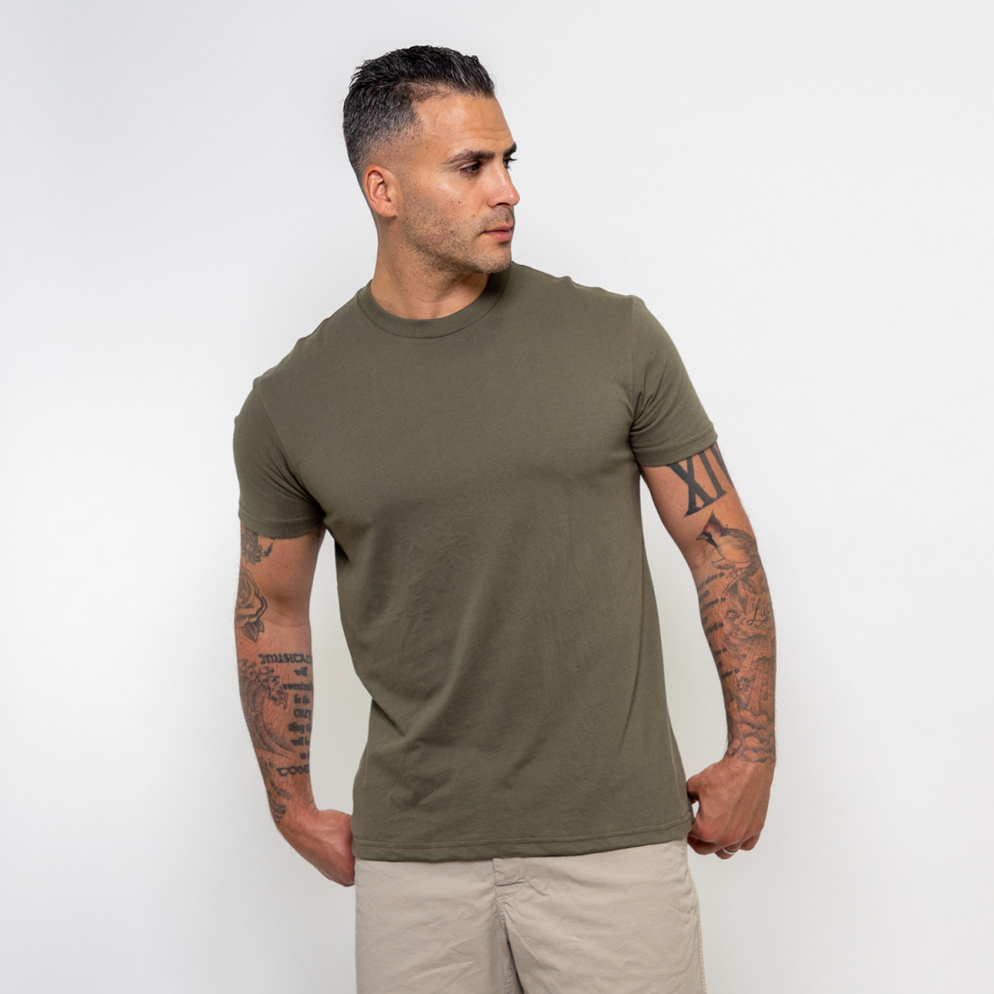 FRAMI Rundhals T-Shirt