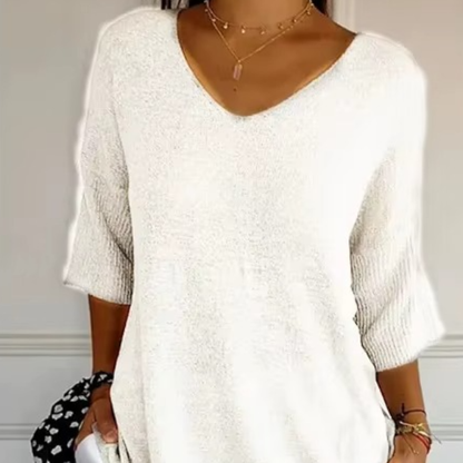 Elegantes V-Ausschnitt-Shirt