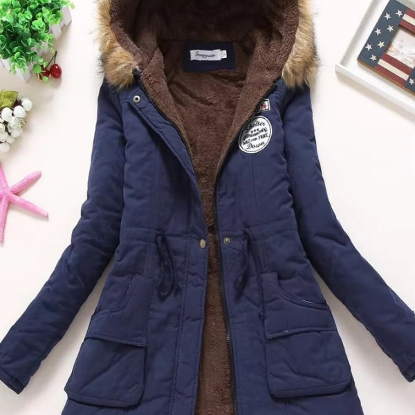 Herbst-/Winterjacke mit Kapuze