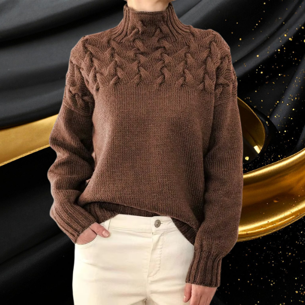 Eleganter Rollkragenpullover