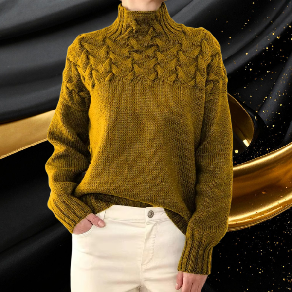 Eleganter Rollkragenpullover
