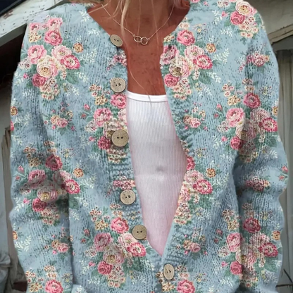 Farbenfroher, bequemer Pullover