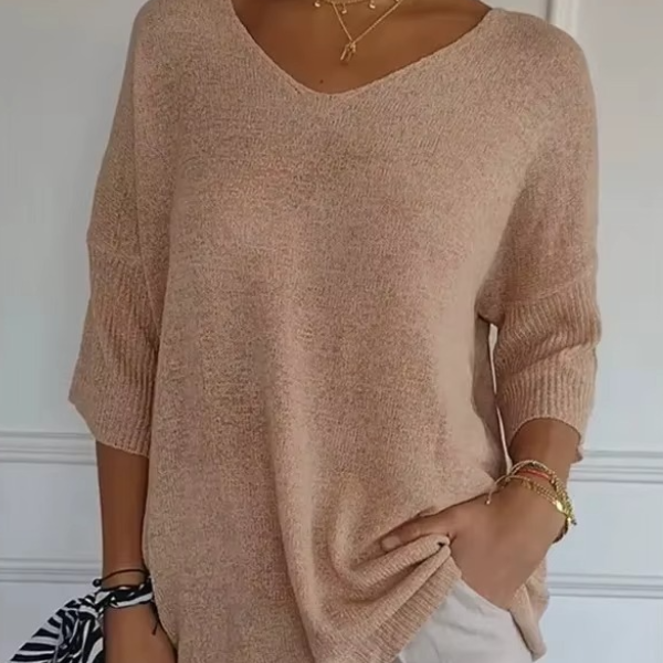 Elegantes V-Ausschnitt-Shirt