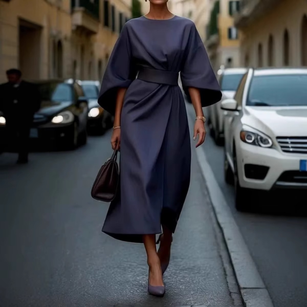 Fledermausärmel Kleid