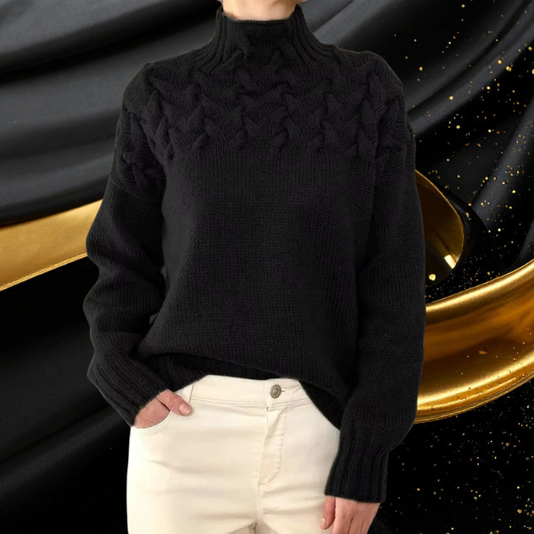 Eleganter Rollkragenpullover