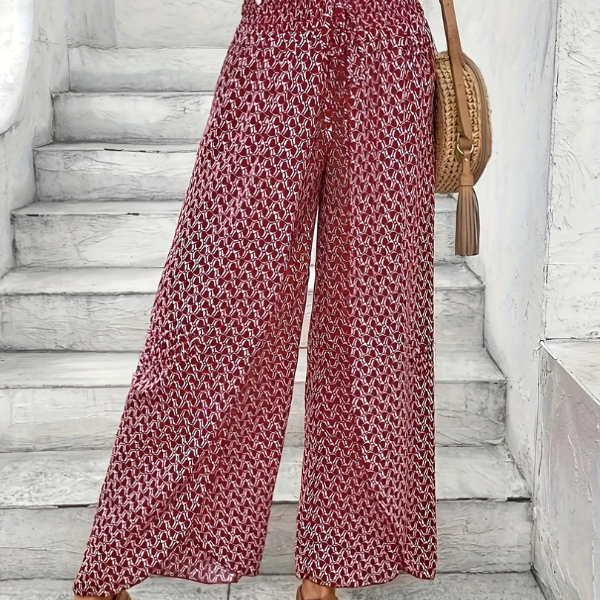 Elegante Hose mit weitem Bein