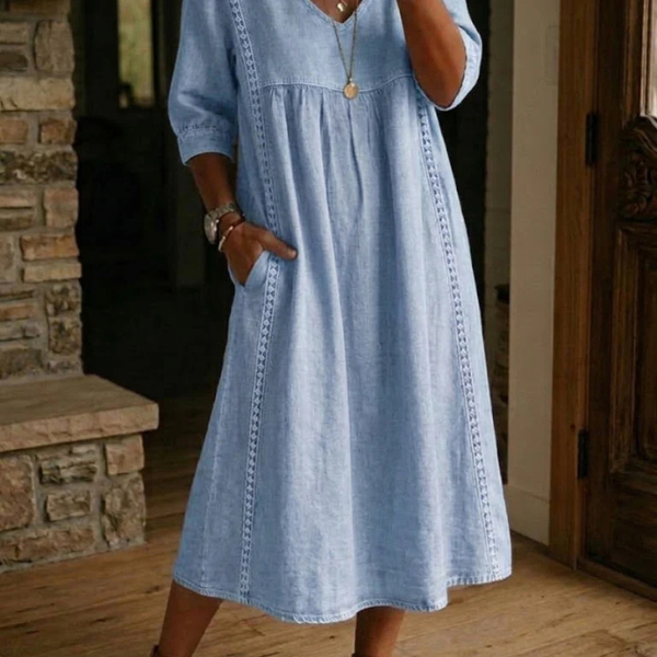 Baumwoll Sommerkleid