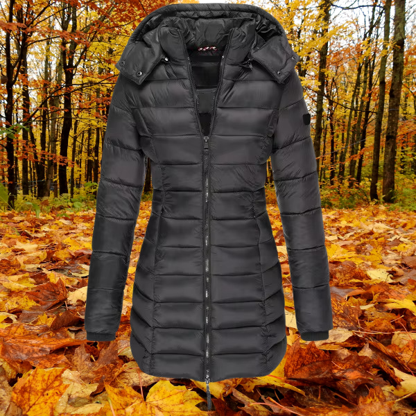 Lange Daunenjacke