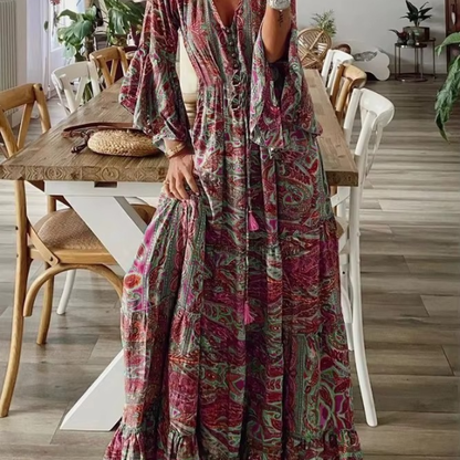 Vintage Bohemian Kleid