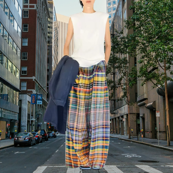 Bequeme Karierte Hose