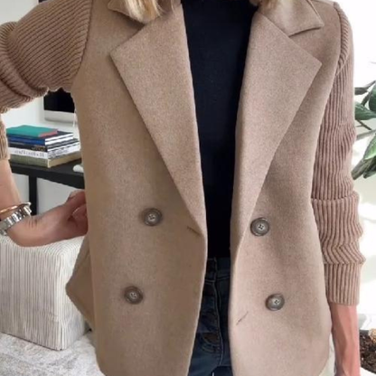 Blazer mit Strickärmeln