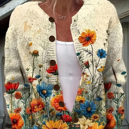 Farbenfroher, bequemer Pullover