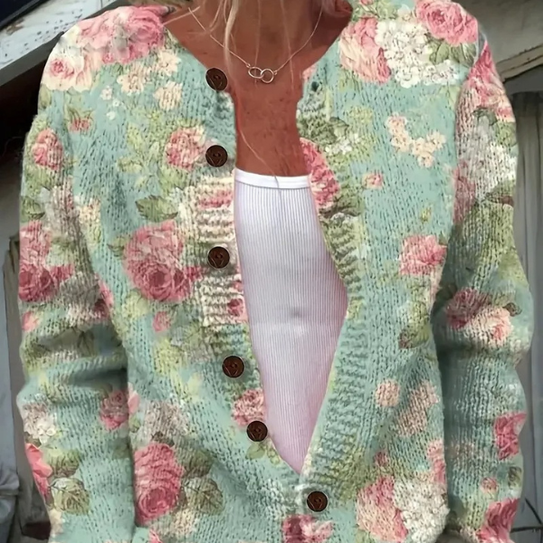 Farbenfroher, bequemer Pullover