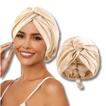 FRAMI Elysia - Die Seiden Turban Schlafkappe