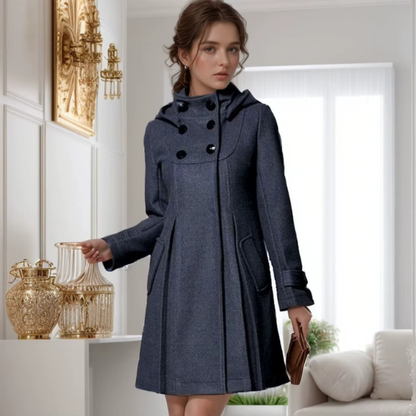 Eleganter Wollmantel