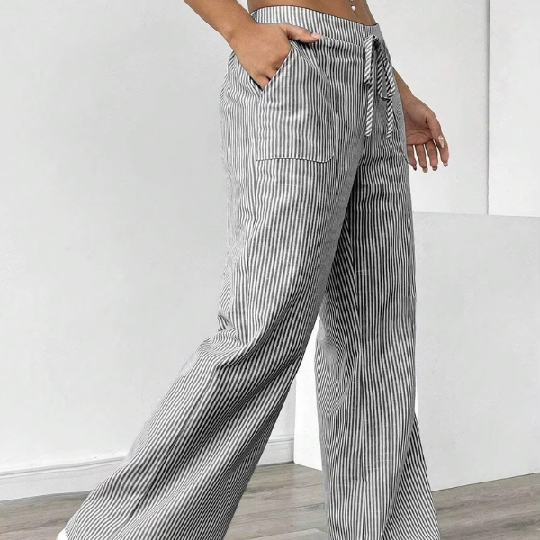 Stilvolle gestreifte Hose