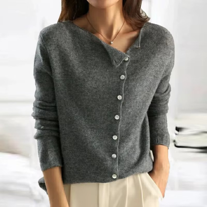 Elegante, weiche Strickjacke