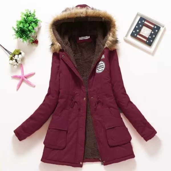 Herbst-/Winterjacke mit Kapuze