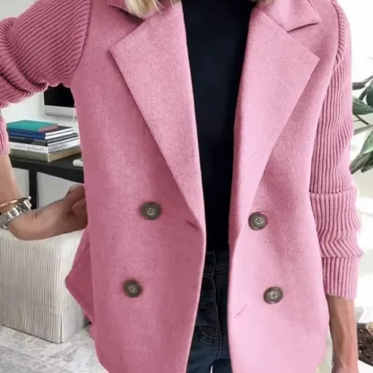Blazer mit Strickärmeln