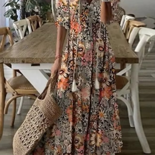 Vintage Bohemian Kleid