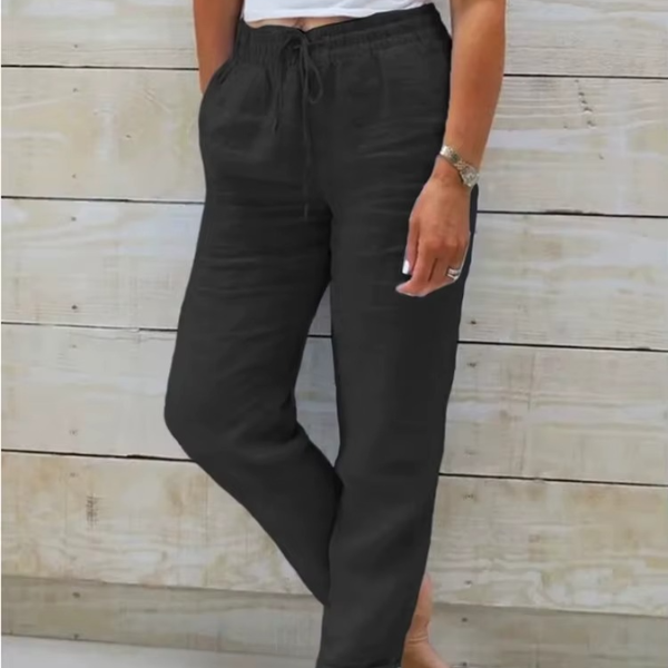 Bequeme Hosen mit Kordelzug