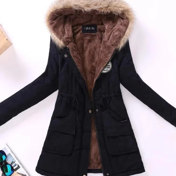 Herbst-/Winterjacke mit Kapuze