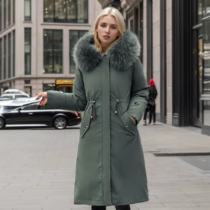 Herbstjacke mit Kapuze
