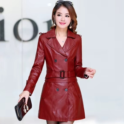 Elegante Lederjacke