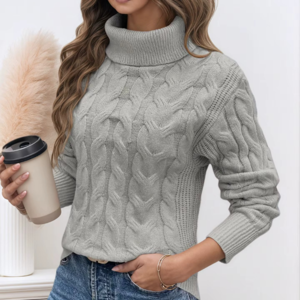Bequemer Rollkragenpullover