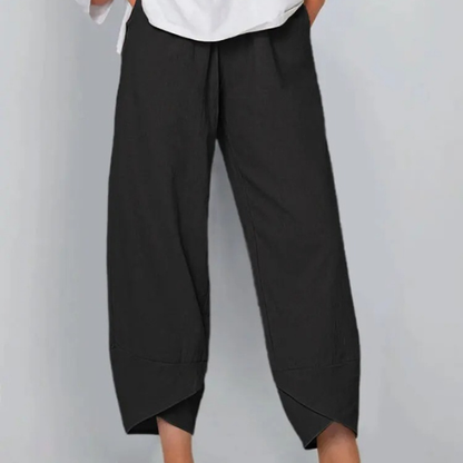 Sommerhose mit weitem Bein