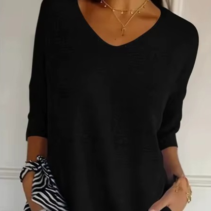 Elegantes V-Ausschnitt-Shirt
