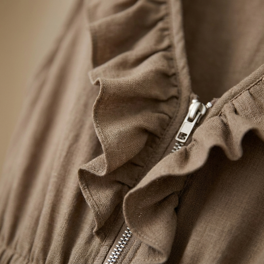 Jumpsuit mit Rüschen