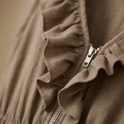 Jumpsuit mit Rüschen