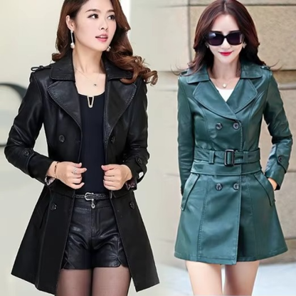 Elegante Lederjacke