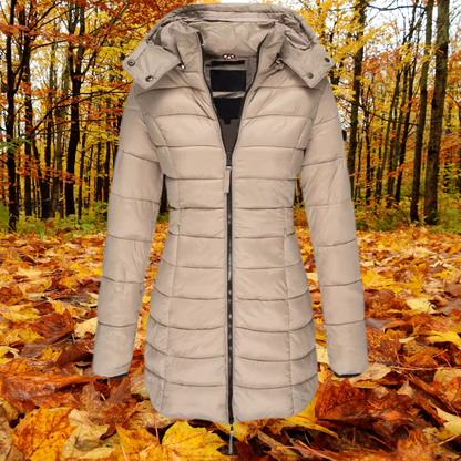 Lange Daunenjacke