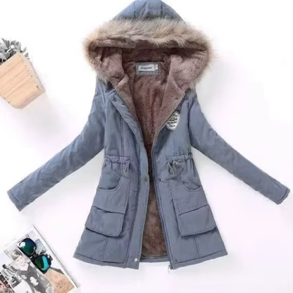Herbst-/Winterjacke mit Kapuze