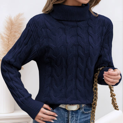 Bequemer Rollkragenpullover