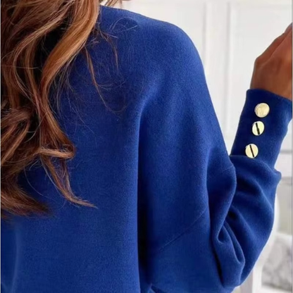 Stilvoller V-Ausschnitt-Pullover