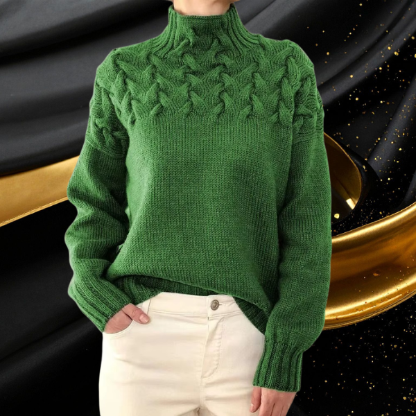 Eleganter Rollkragenpullover