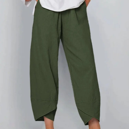 Sommerhose mit weitem Bein