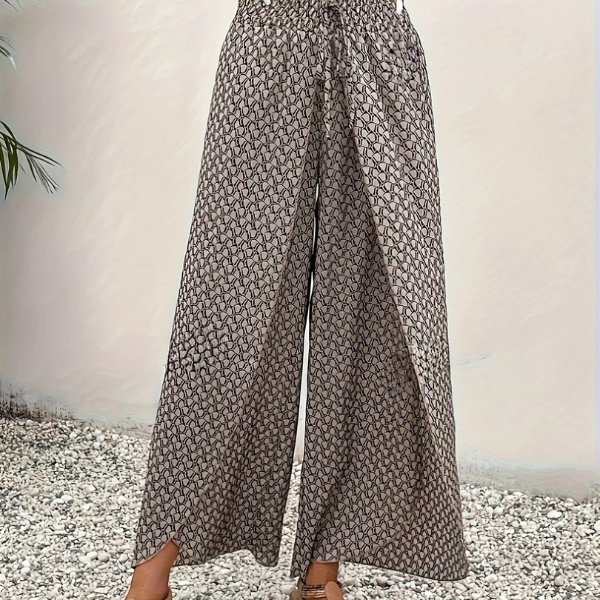 Elegante Hose mit weitem Bein