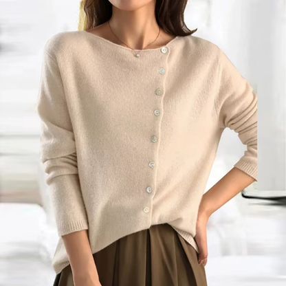 Elegante, weiche Strickjacke
