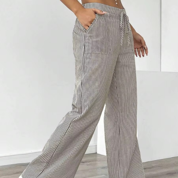 Stilvolle gestreifte Hose